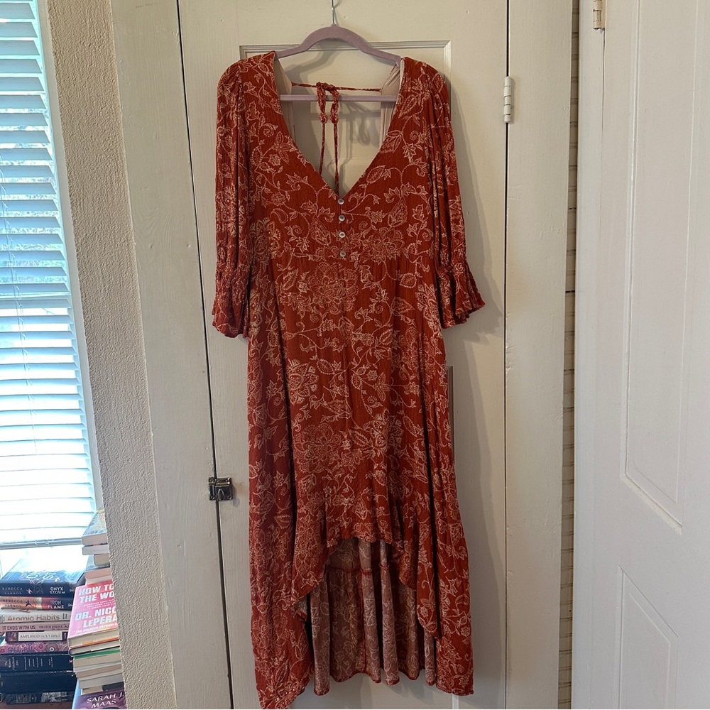 Floral Rust Dress